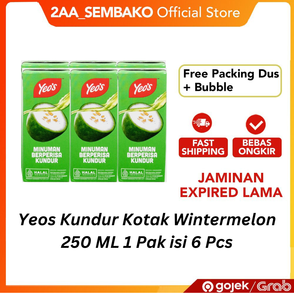 

Yeos Kundur Kotak Wintermelon 250 ML 1 Pak isi 6 Kotak