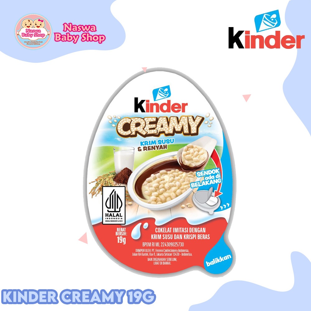 

Kinder Creamy Milky 19g