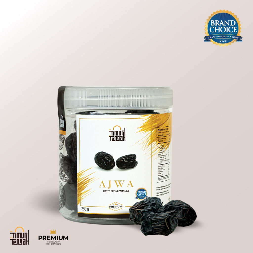 

Kurma Ajwa Premium Timur Tengah High Quality 250