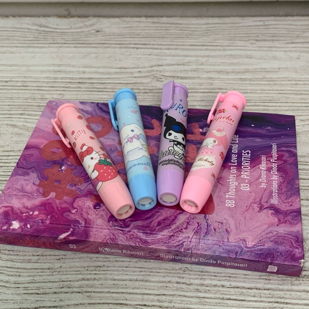 

PENGHAPUS CETEK DEPRESSIBLE MOTIF SANRIO UNTUK ANAK SEKOLAH TERMURAH LUCU BISA COD alat tulis bisa import hapusan