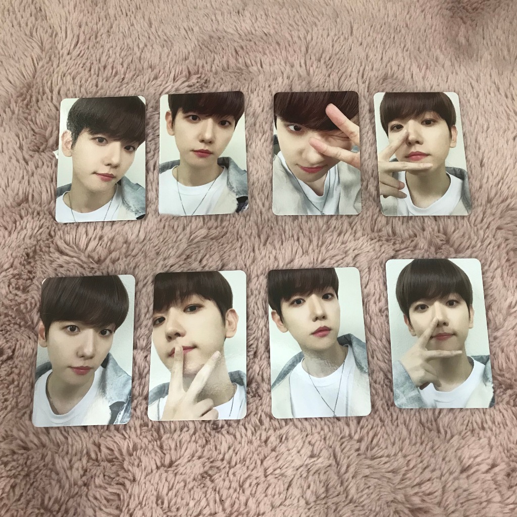 PC BAEKHYUN EXO TEOLAEGI ZIP DURI LUCKY CARD