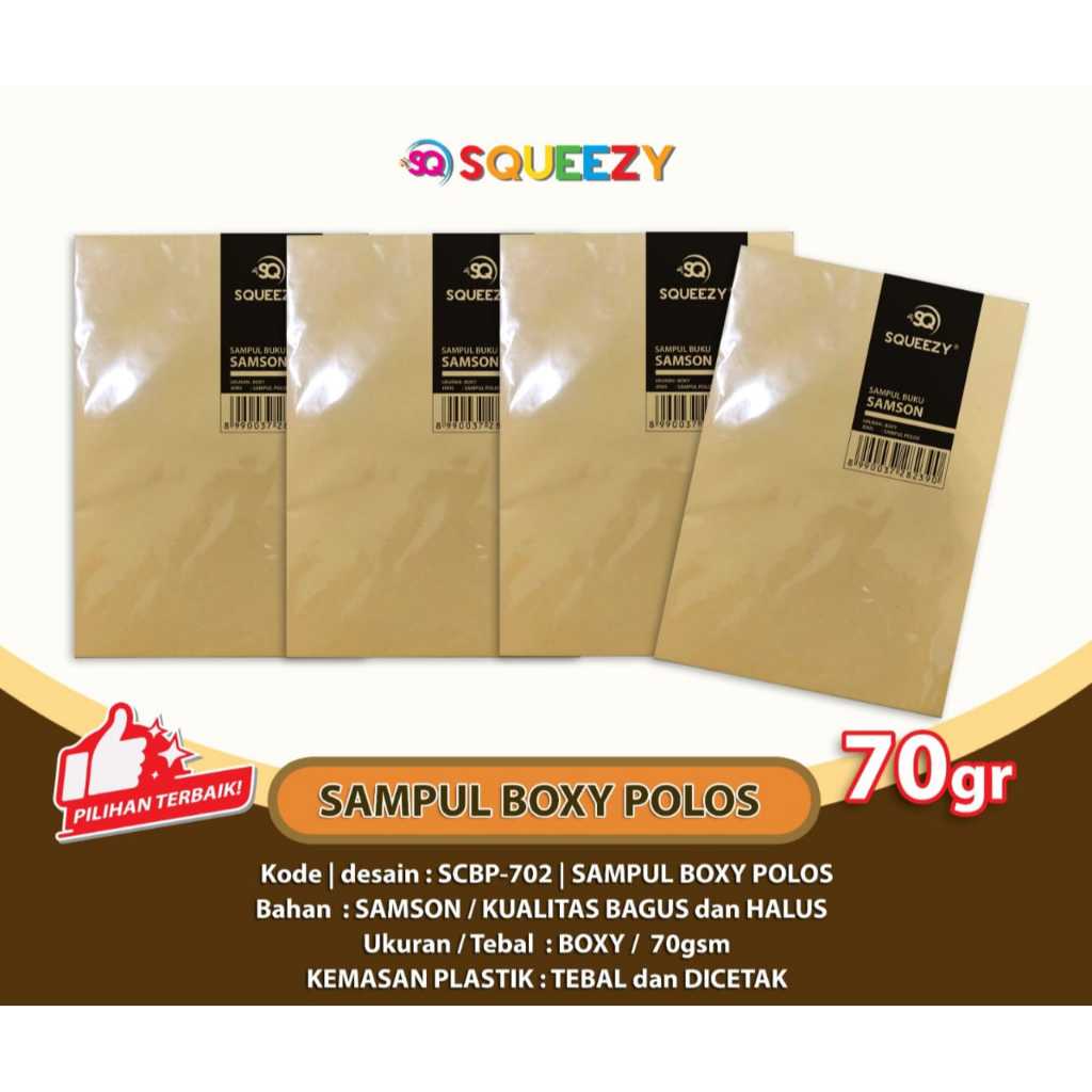 

Kertas Sampul Coklat Boxy Polos 1 pak isi 20/ Kertas Sampul Polos