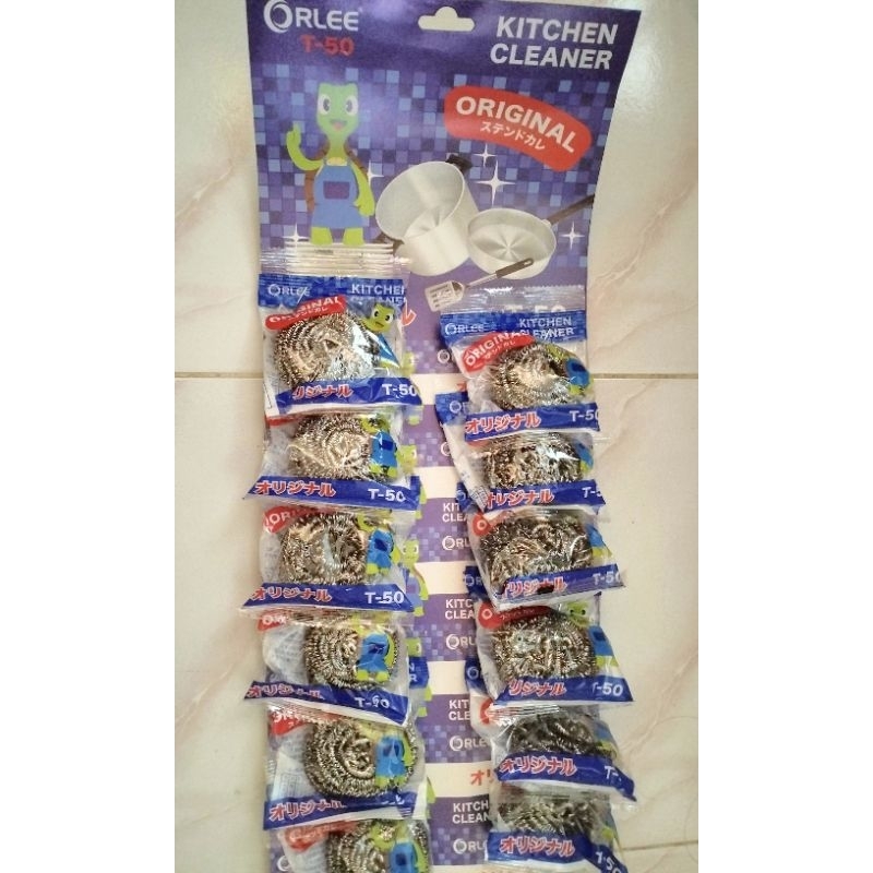 1RENTENG (12PCS) GOSOK PANCI / SERABUT STAINLESS / PEMBERSIH PANCI BERKUALITAS