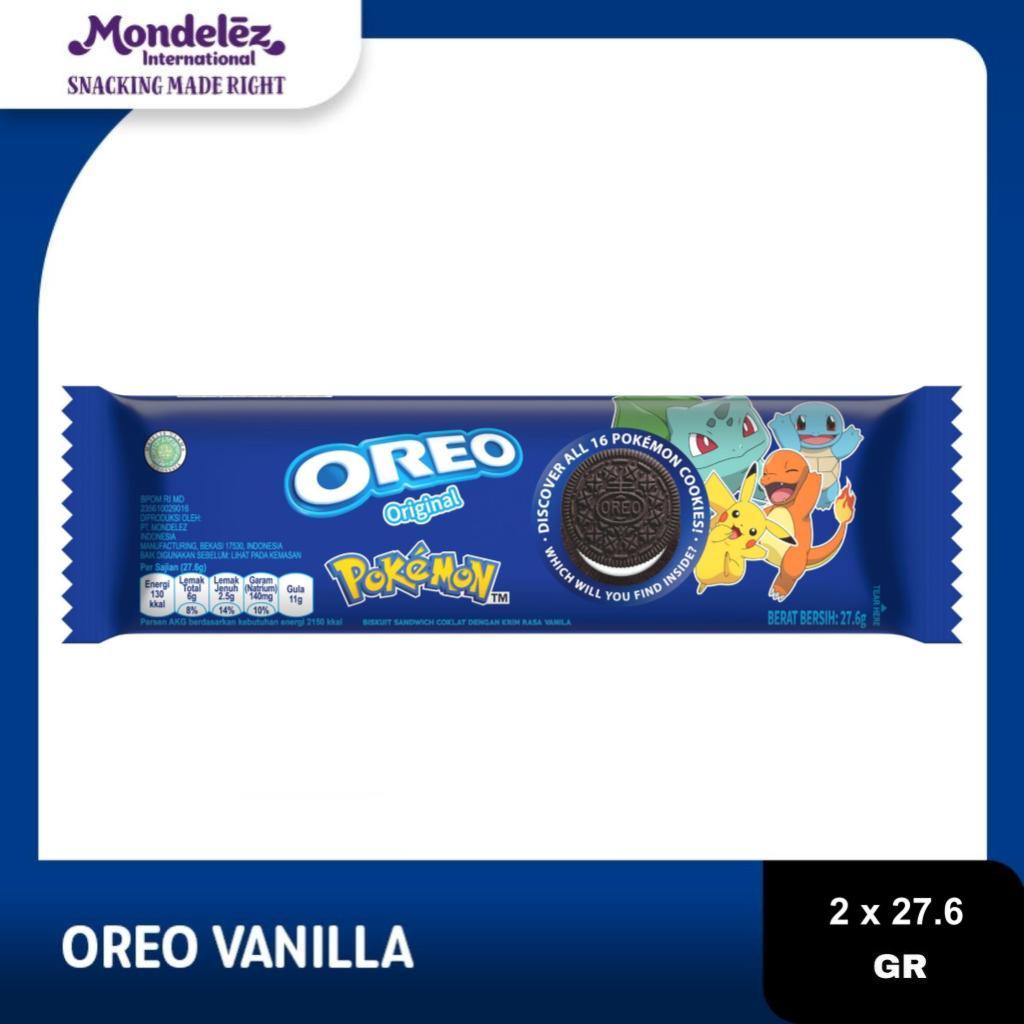 

Oreo Biskuit Vanilla Pcs 27.6g Untuk Jajanan Anak dan Dewasa - twinpack