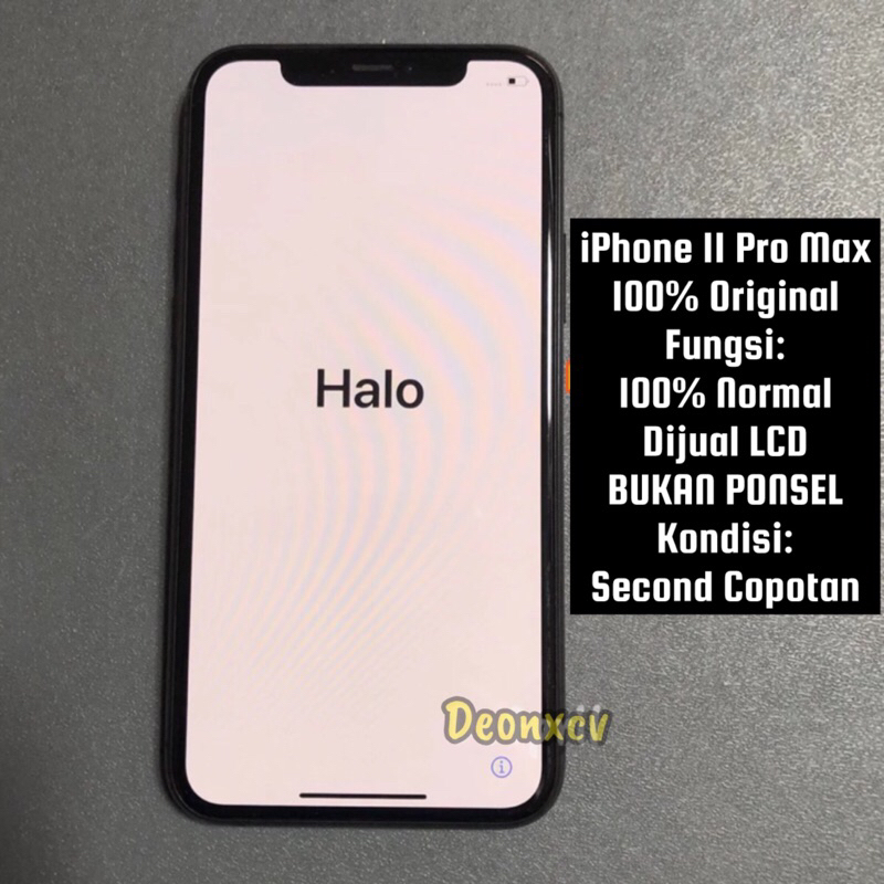 LCD iPhone 11 Pro Max Original Copotan