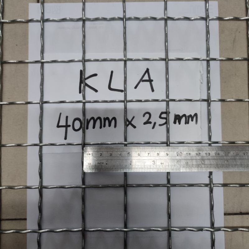 Kawat Loket Anyam Galvanis Lubang 40mm x kawat 2.5mm