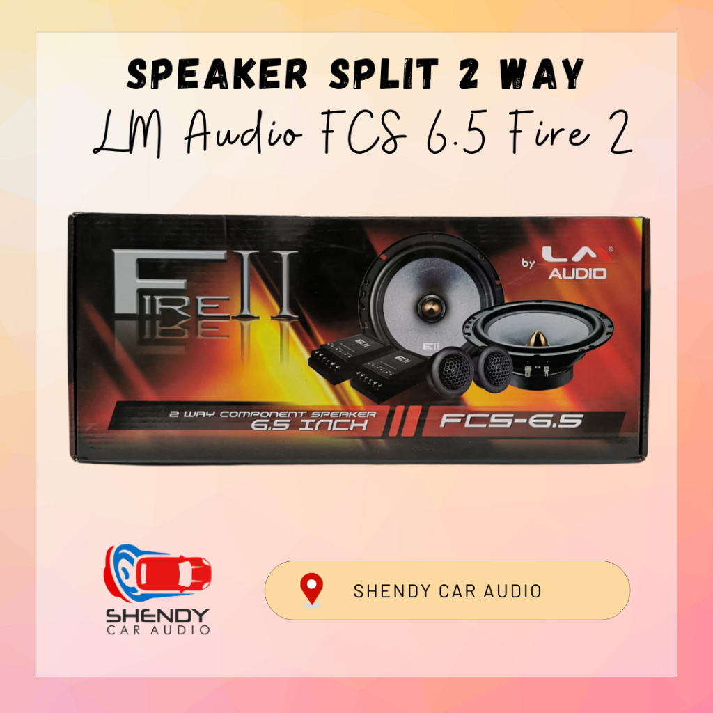 Speaker Split 2 Way LM Audio FCS 6.5 Fire 2 6.5 Inch ORIGINAL LM AUDIO
