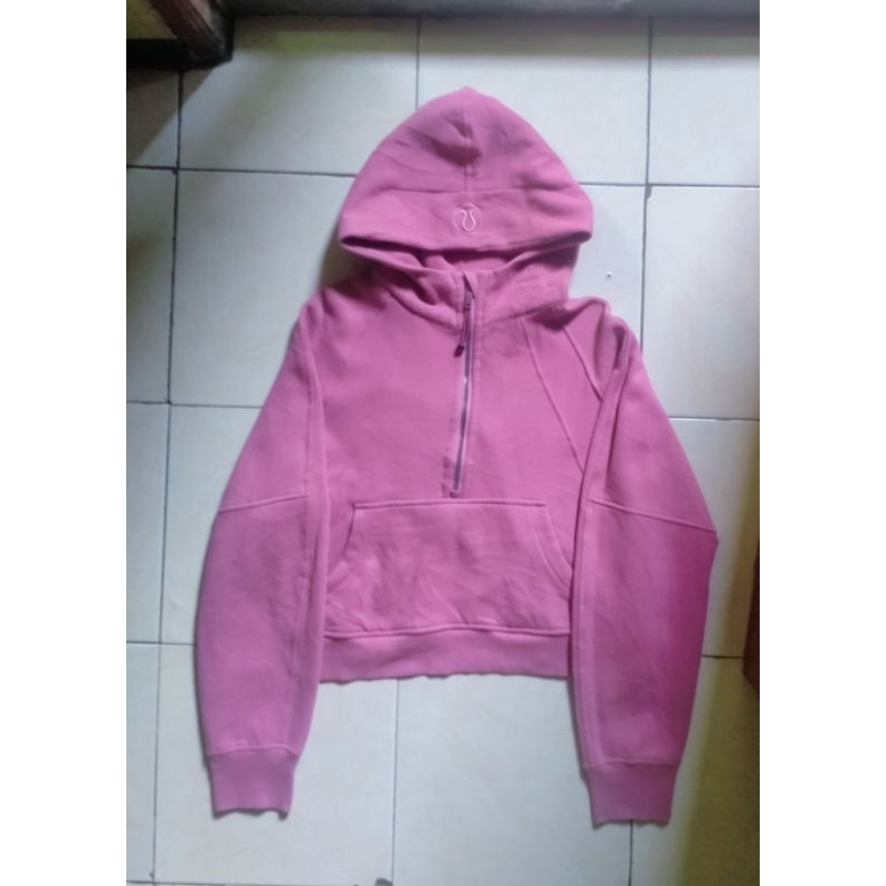 hoodie scuba Lululemon crop oversizer