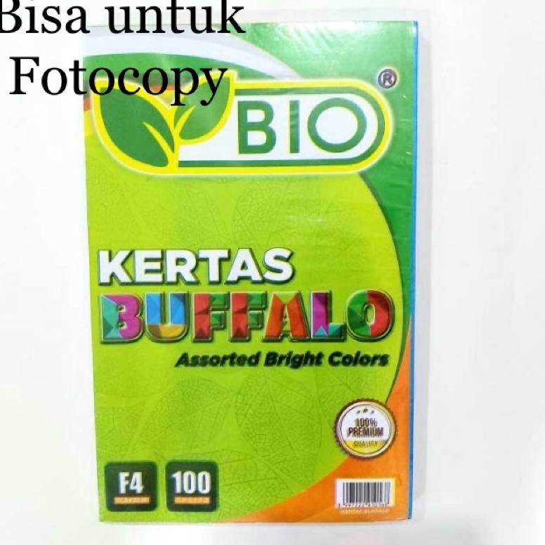 

KODE K17E Kertas Buffalo F4Folio 1 Pak Bio