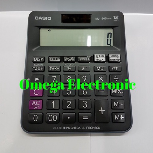 

KODE U83D Casio Desktop MJ12D Plus Kalkulator Meja Office check correct MJ 12D Plus
