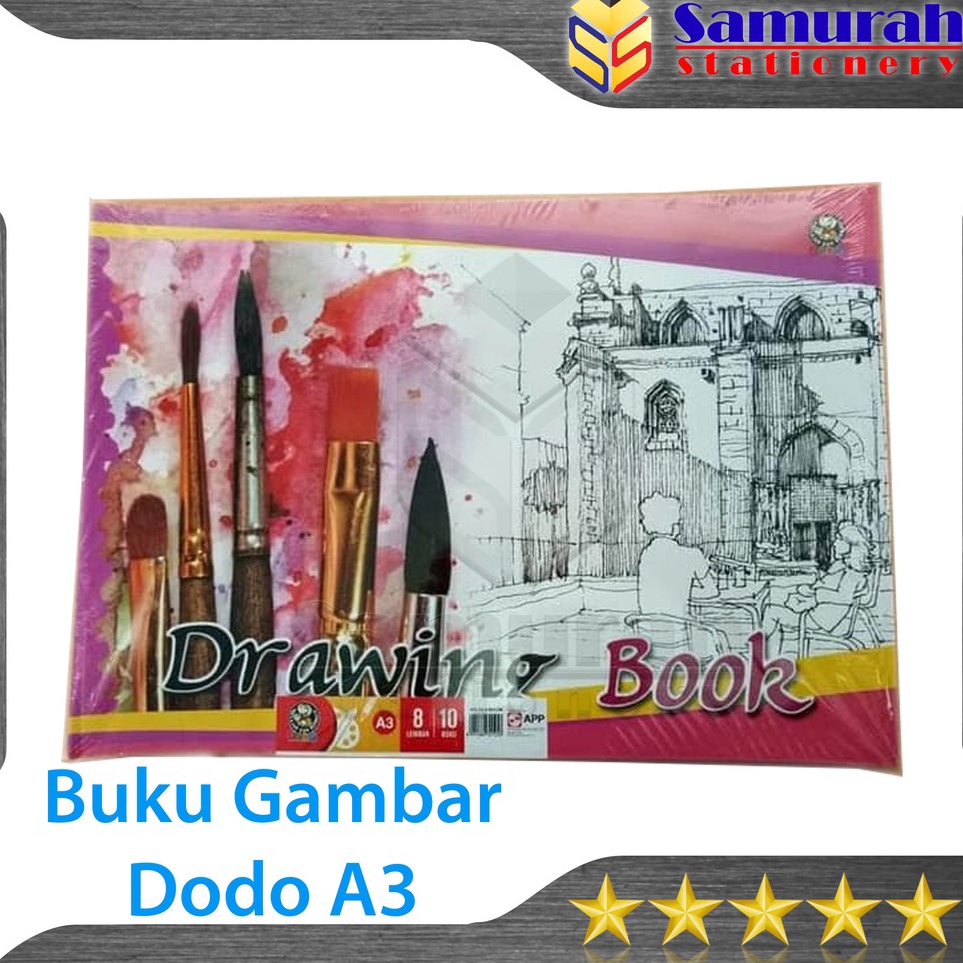 

KODE D19O Buku Gambar Dodo Ukuran A3 1 Pak Isi 1 Buku Drawing Book Uk A 3 Buku Sketsa Mengambar Kecil Untuk TK SD SMP SMA