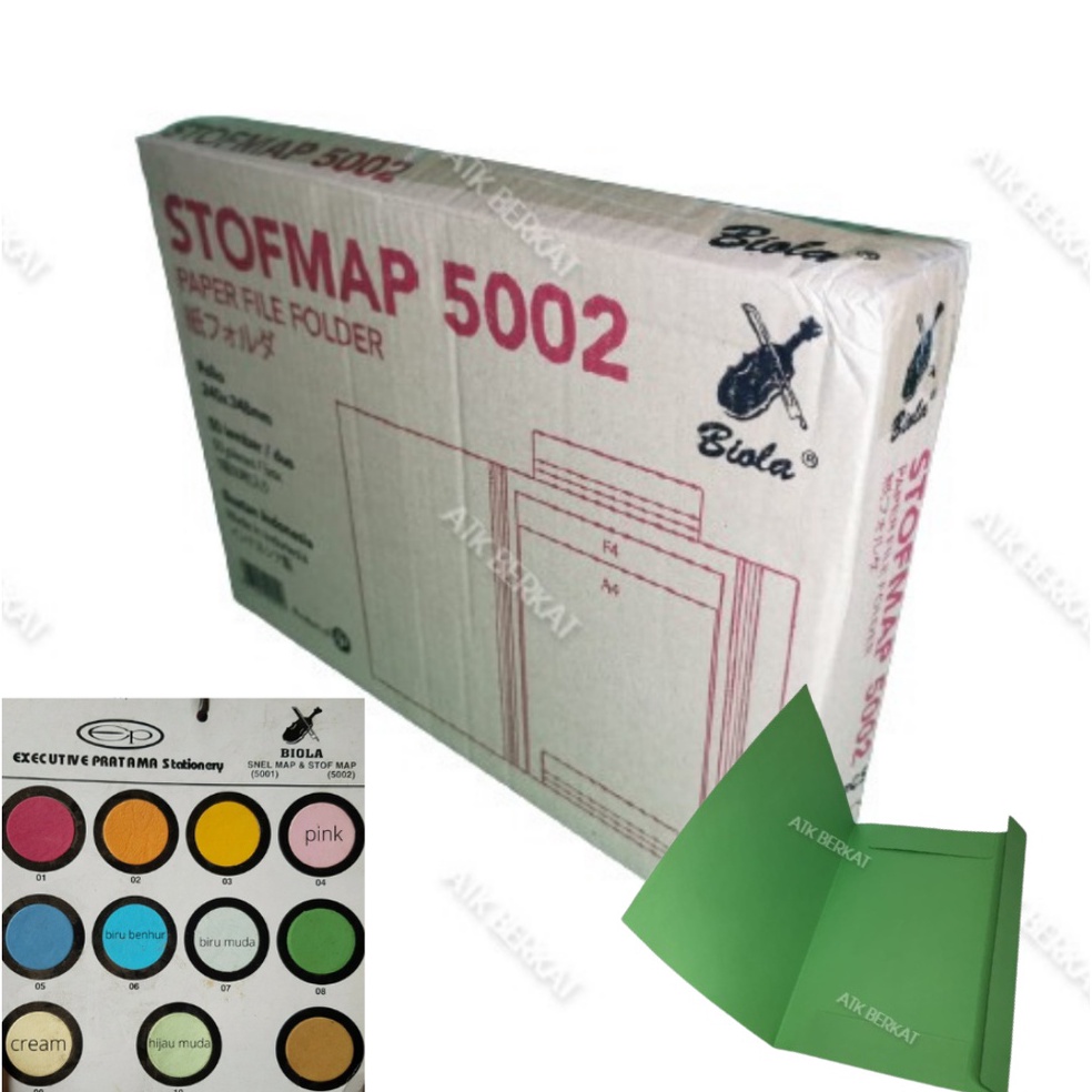 

KODE V7N Map folder Kertas stopmap buffalo Biola 52