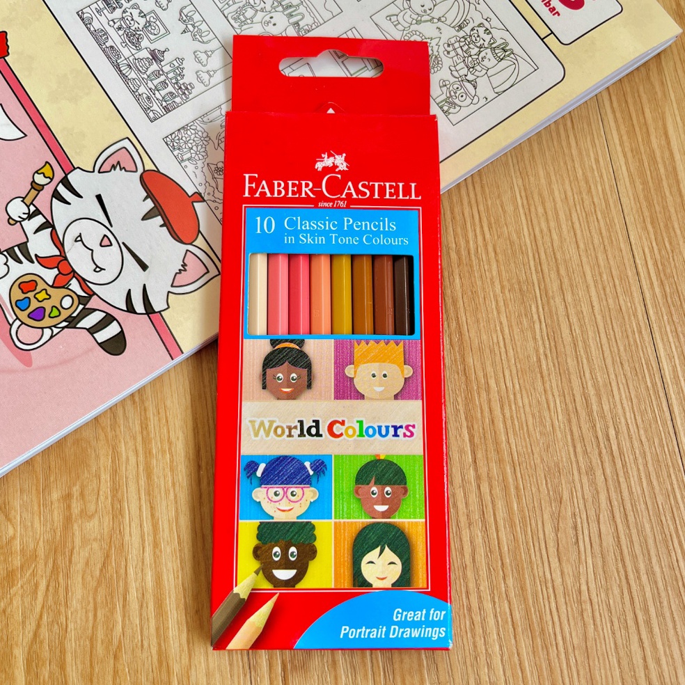 

KODE C7H FaberCastell Colour Pencils Classic World Colours set 1 Pensil Warna Kulit Pensil Untuk warna kulit Alat mewarnai buku gambar Kado unik alat tulis kantor