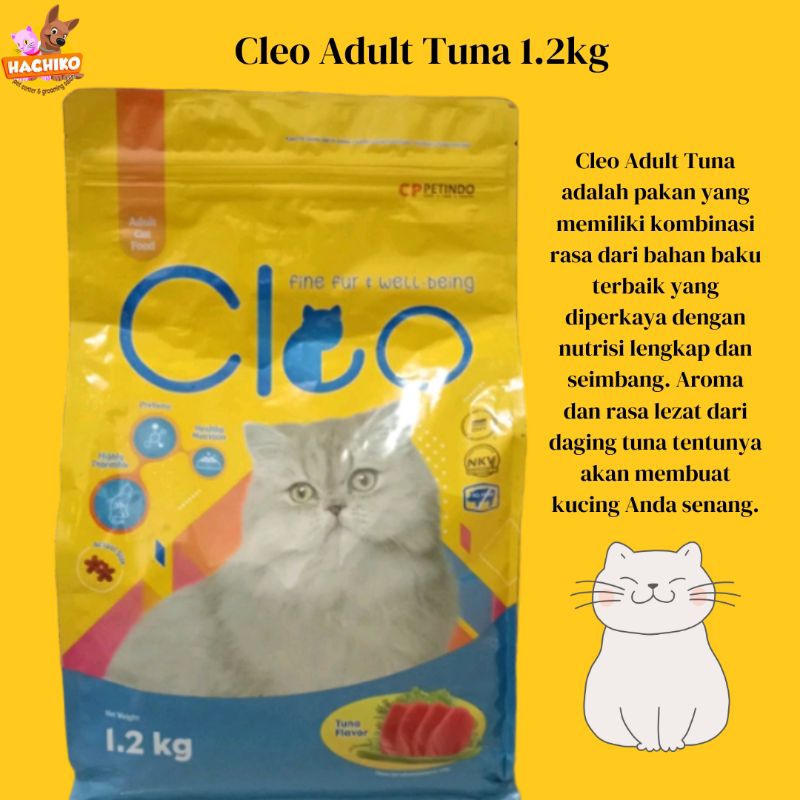 Cleo Tuna 1,2kg/Cleo Tuna 1.2kg/Cat Food/Makanan Kucing/Snack Kucing