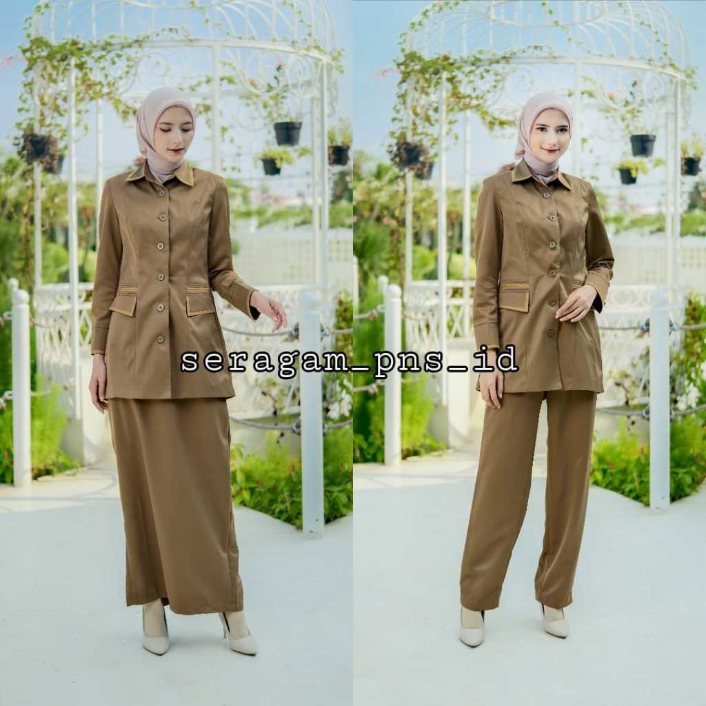 Blazer Wanita / Baju PDH PNS Wanita / Seragam Pemda Wanita / Baju PNS Wanita / Blazer PNS / Baju Gur