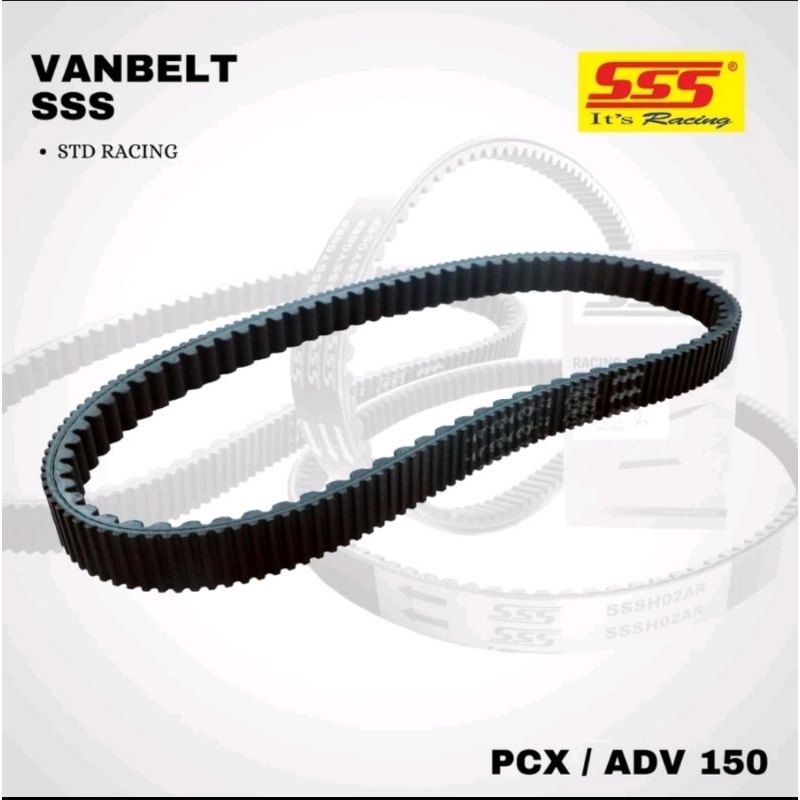 v belt timing belt vanbelt SSS pcx 150 adv 150 doble double notch  cog COUG SSS
