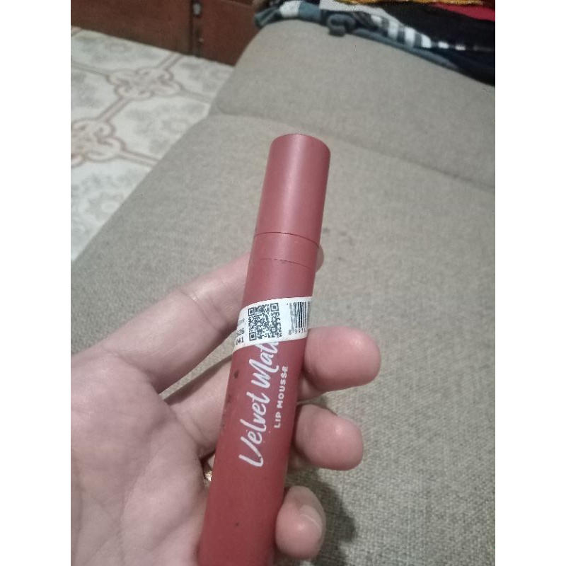 preloved//lipstik Wardah colorfit Velvet matte//warna no 12 chic terracotta