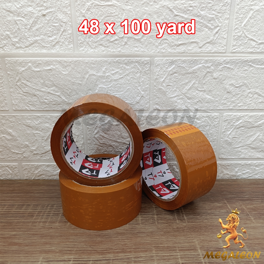 

Lakban Coklat 48mm x 100 yard Tape Coklat T7 (1 PCS)