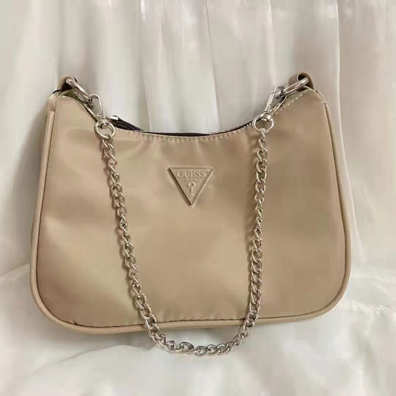 Guess Nylon Shoulder Bag Apricot ORIGINAL