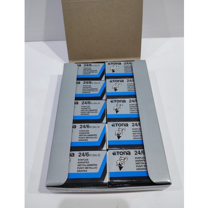 

KODE K43N 246 Staples 2 box STAPLES ETONA STAPLES no 3 ORI Produk Lokal garansi seumur hidup