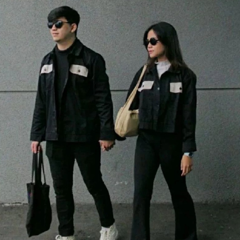 KODE H5T  isi 2 pcs Terbaru jaket hoodie ASTHON JAKET  Jaket couple pasangan terbaru  sweater couple