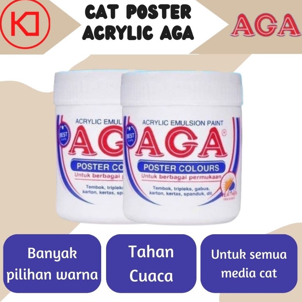 

KODE W45Z Cat Aga Poster Acrylic Akrilik Water Based 25cc
