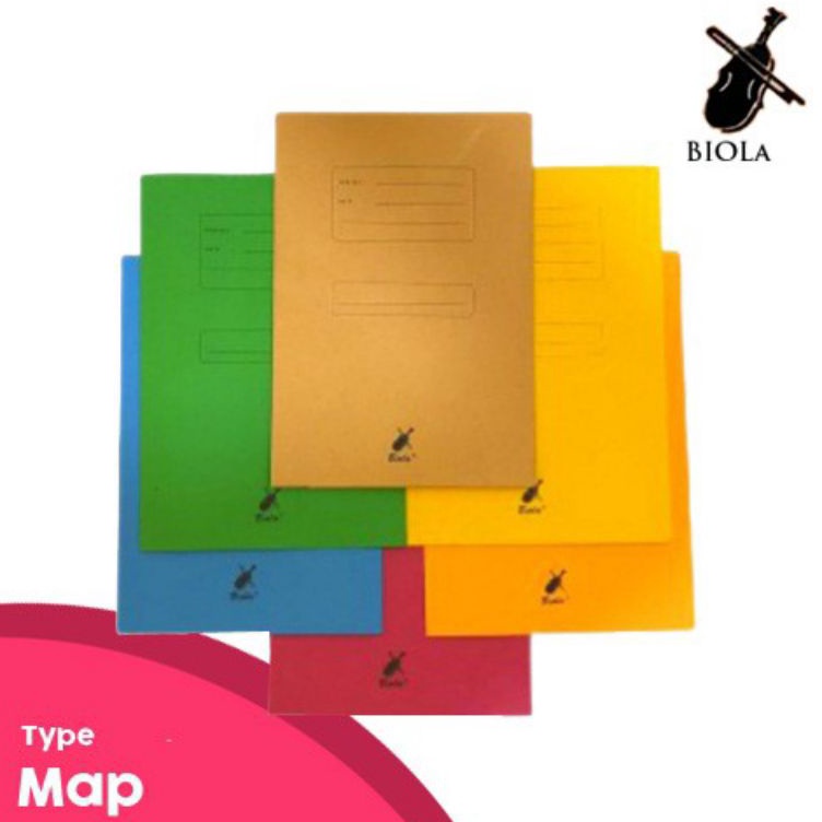 

KODE I24F Stopmap Biola 52Map biola 52 1pak5pcs