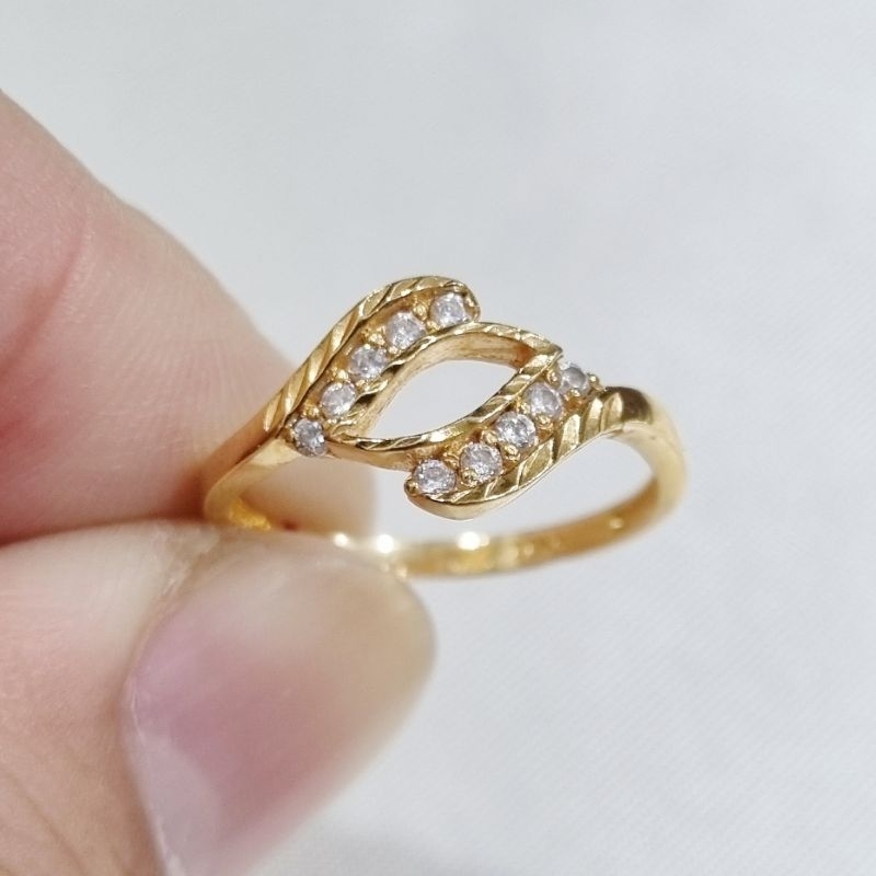 16K / 1.75 gr - Cincin Emas Ukuran Ring Size 12 Kadar 70% 700 - PJ
