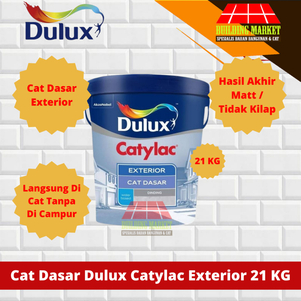 CAT DASAR TEMBOK ALKALI SEALER CAT DASAR DULUX CATYLAC EXTERIOR 21 KG