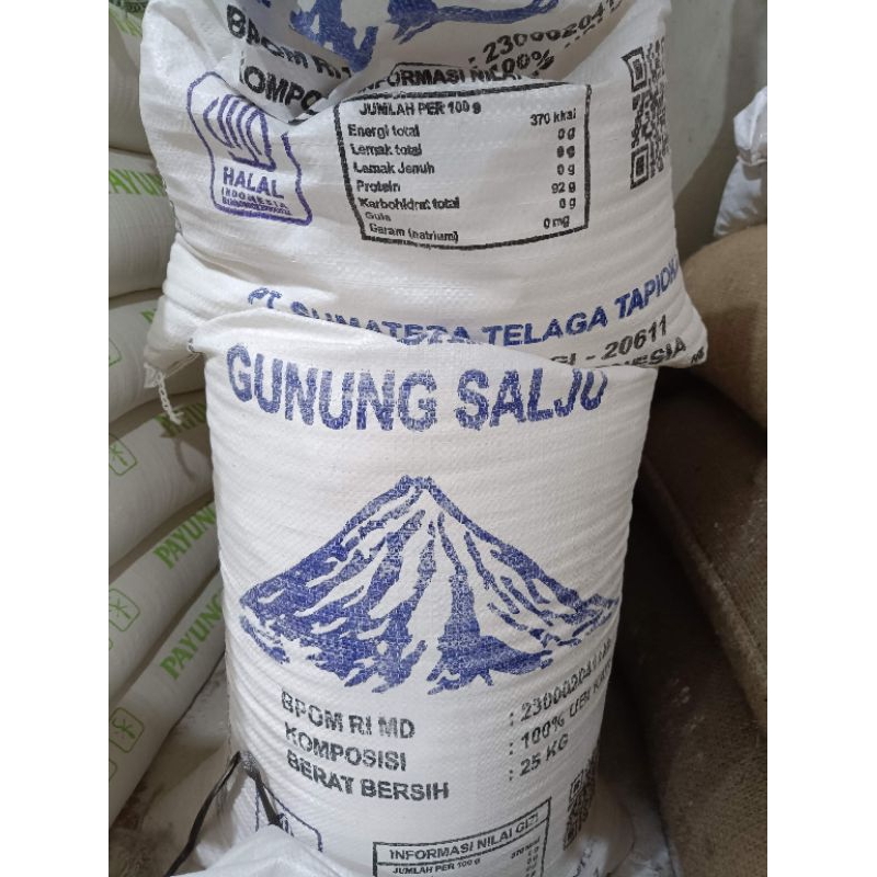 

tepung tapioka gunung salju kiloan