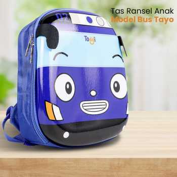 Tas Ransel Sekolah Anak Backpack Model Bus Tayo