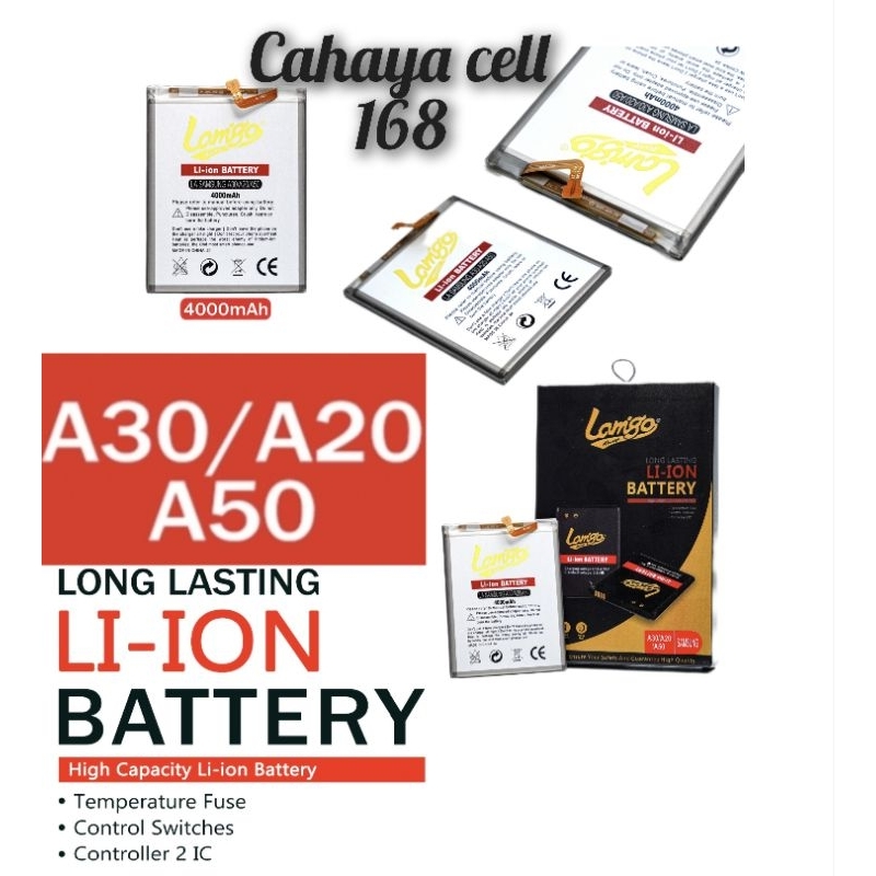 BATERAI LAMIGO SAMSUNG A20/30/50 DOUBLE POWER DUAL IC