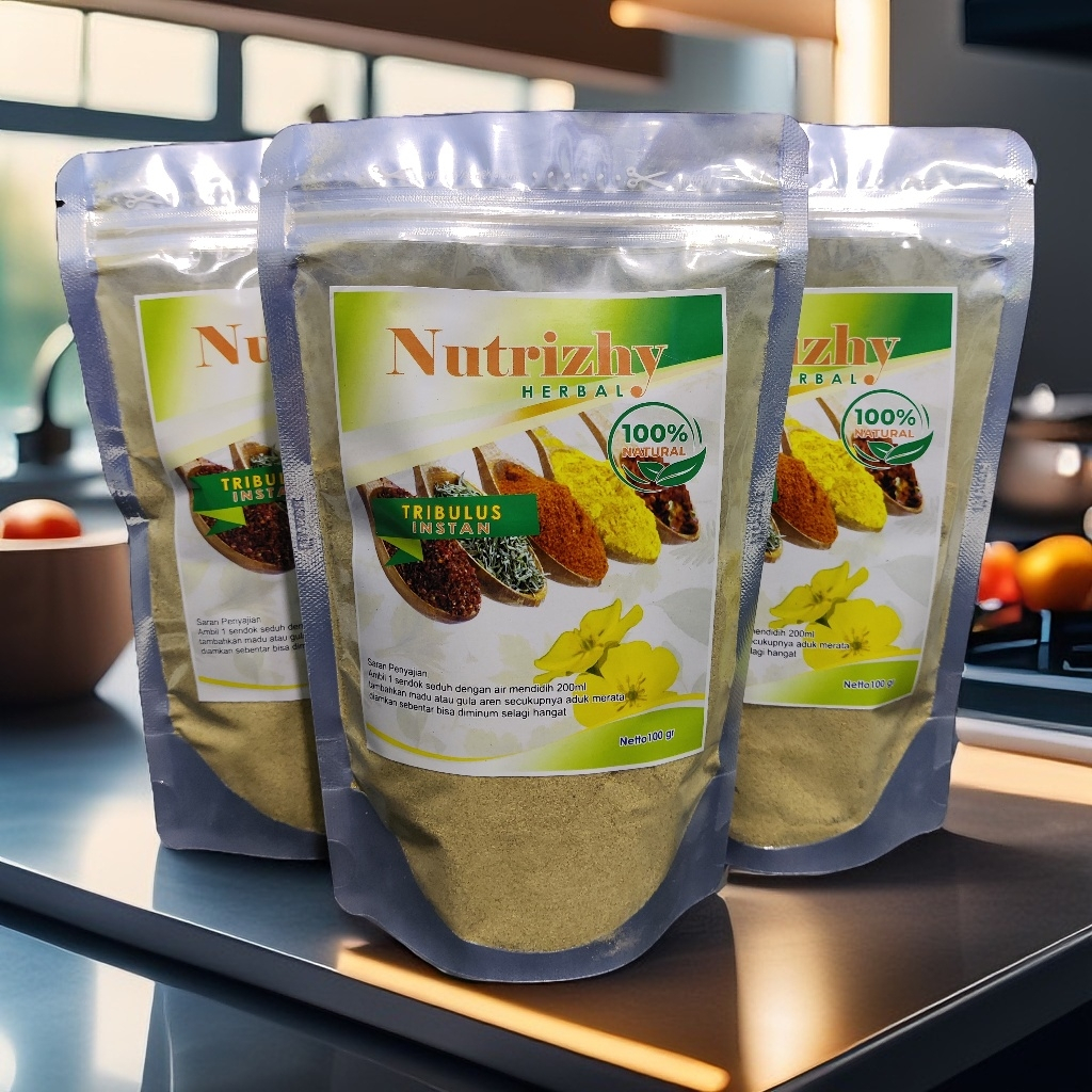 

Paket Herbal Tribulus Bubuk Original Plus Madu Murni (100grm) Penambah Stamina Pria
