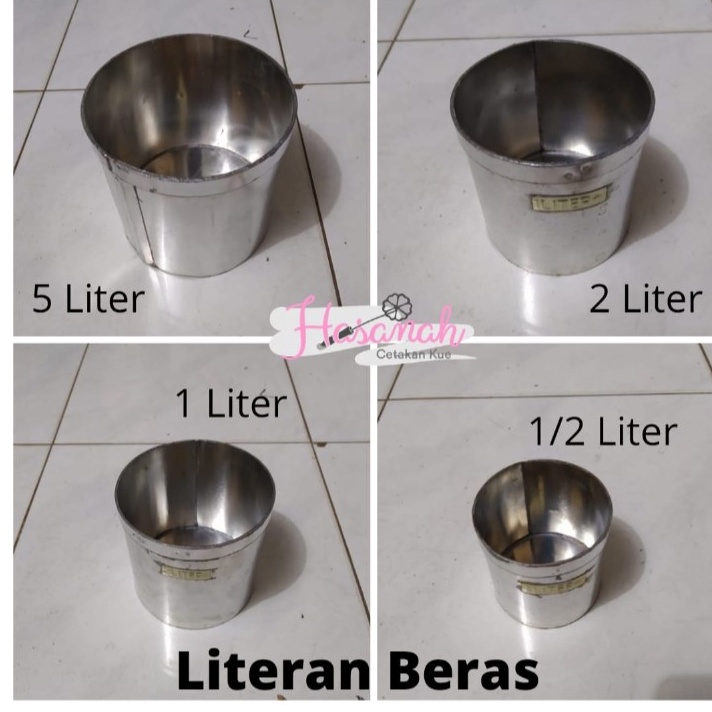 GOGO Literan Beras 1 Liter  Takaran Beras 1 Liter  Ukuran Beras 1 liter