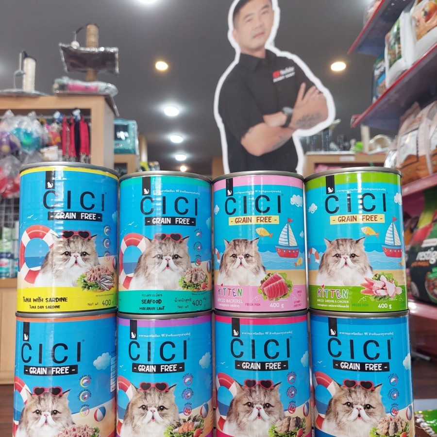 Cici Wet Food Grain Free Makanan Kucing Basah - Kitten Sardine