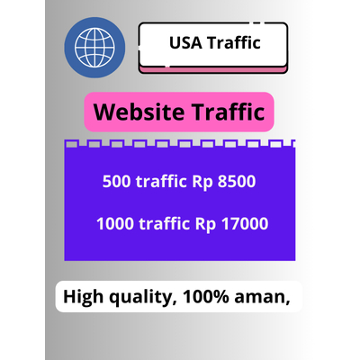 Visitors Traffic Website SEO Real Unik Aman USA traffic
