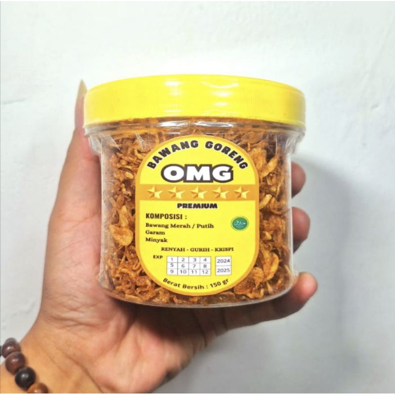 

BRAMGOR | Bawang Goreng Solo PREMIUM A++ asli 100% tanpa tepung | 150gr