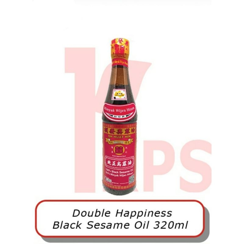 

Minyak Wijen Hitam 320ml OH HUAT HIN Double Happiness - Black Sesame Oil 320ml