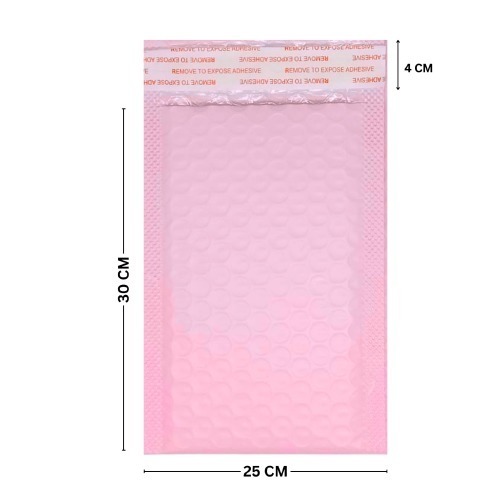 

Amplop Bubble Mailer Wrap 25x30 cm Pink Premium High Quality