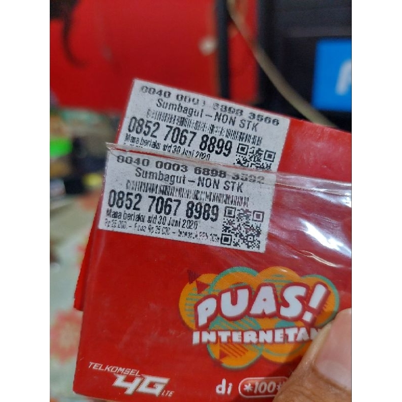 NOMOR CANTIK TELKOMSEL PRABAYAR AS 4G LTE SERI NAIK ABAB 8989 AABB 8899 RAPIH MURAH