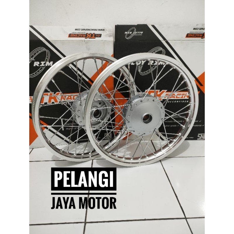 Velg TK Racing Motor SupraX lama / Astrea grand/ impersa/ Supra 100 / Honda Win / Tromol Set jari Ve