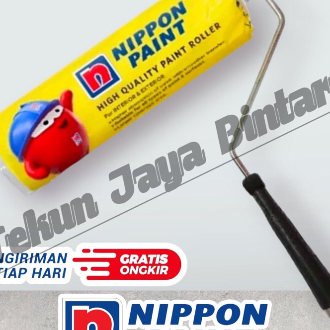 KI3 KUAS ROLLER CAT TEMBOK 9 INCH NIPPON PAINT  ROLL NIPPON PAINT