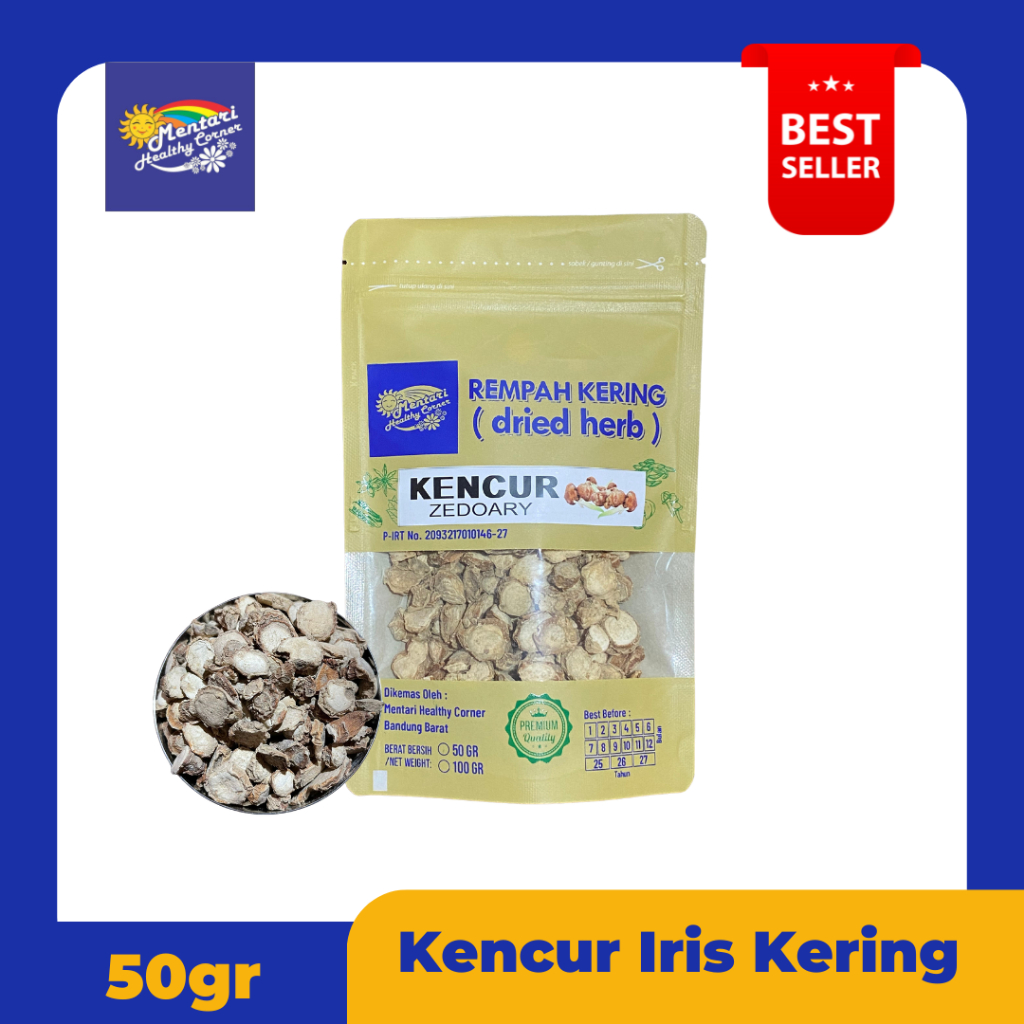 

Kencur Iris Kering 50gr / Zedoary Dried Slices 50gram