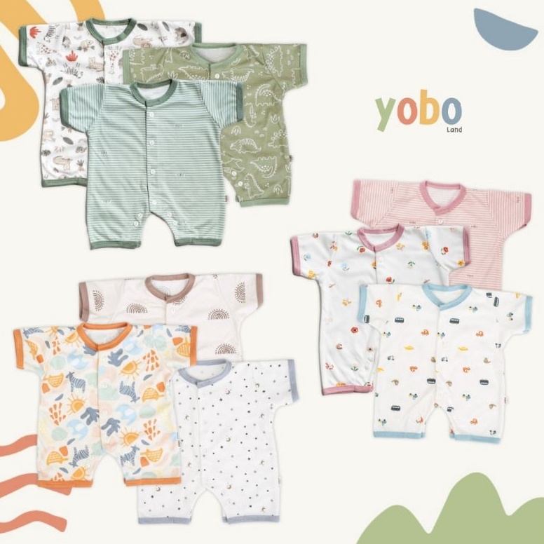 KODE I29N JUMPER YOBO BY BABYU  BAJU NEWBORN ONESIE ROMPER BODYSUIT BAYI
