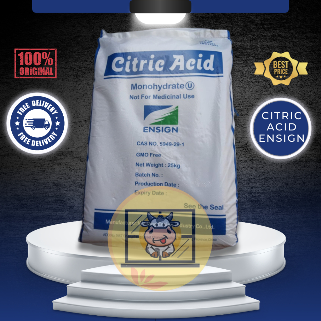

CITRIC ACID 1 SAK 25 KG - FOOD GRADE - Sitrun - Citrun - Sitrat - Sitrun Makanan - Asam Sitrat - Citric Acid Monohydrate