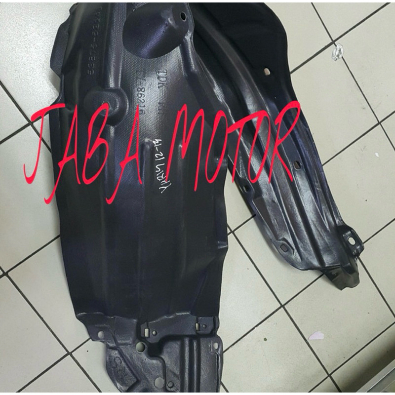 Liner fender depan Yaris TRD 2012-2013