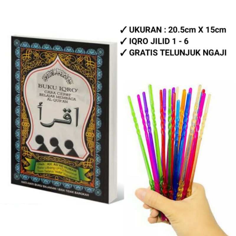 

BUKU IQRO BESAR JILID 1-6 LENGKAP