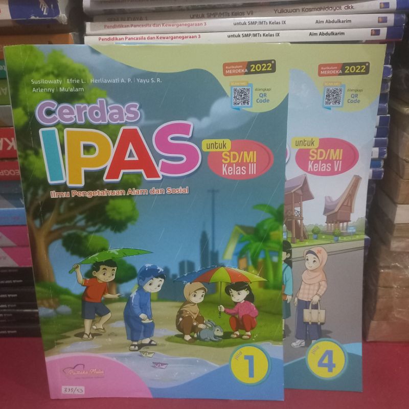 Bekas mulus CERDAS IPAS SD KELAS 3 dan 6 KURIKULUM MERDEKA PUSTAKA MULIA