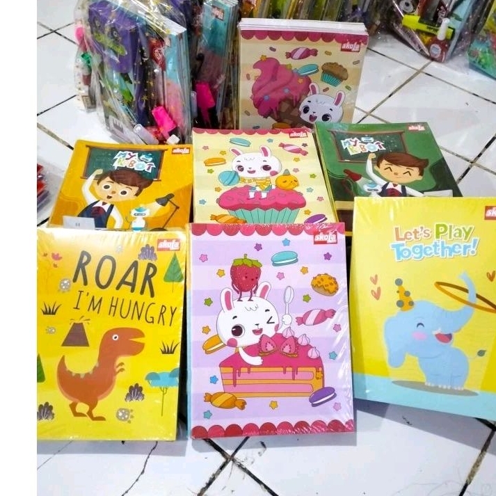 

( 1 Pcs ) Buku Tulis Skola 38 Lembar / Buku Sekolah