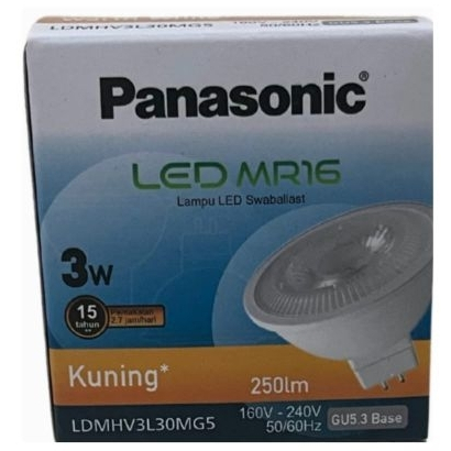PANASONIC LAMPU LED 3 WATT MR16 WARM WHITE
